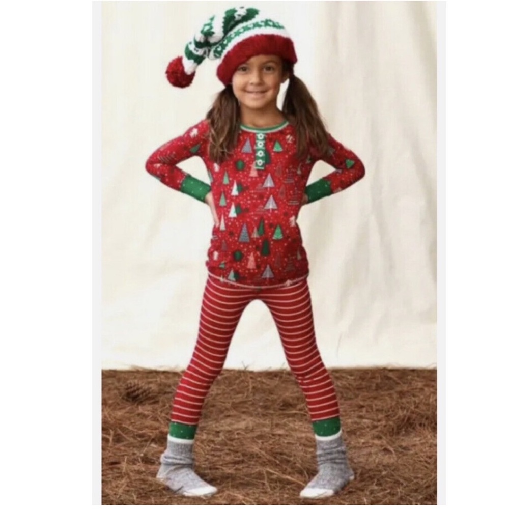 Matilda Jane Girls Klara Pajamas Holiday Christmas Trees discontinued